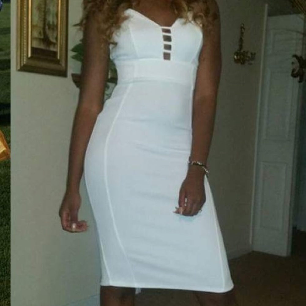 white dress